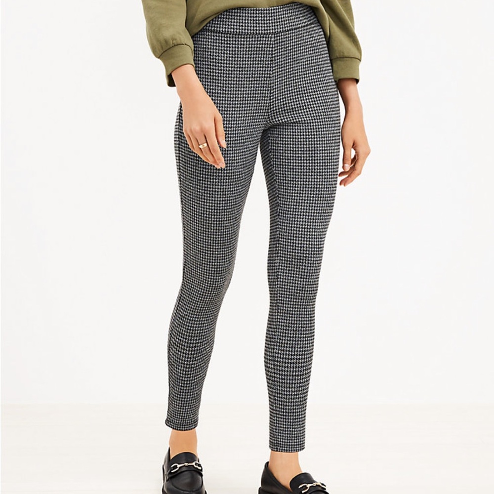 Loft Houndstooth Leggings
